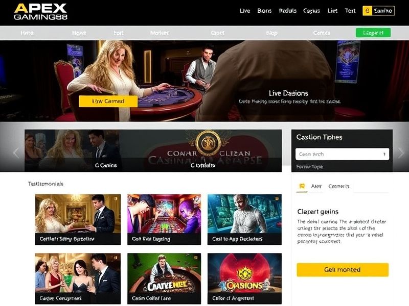 Experience the thrill of online gambling at apexgaming88.com. Discover top-rated casino games, live betting options, sports wagers, and exclusive promotions. Trusted by players worldwide for secure and entertaining gaming experiences.